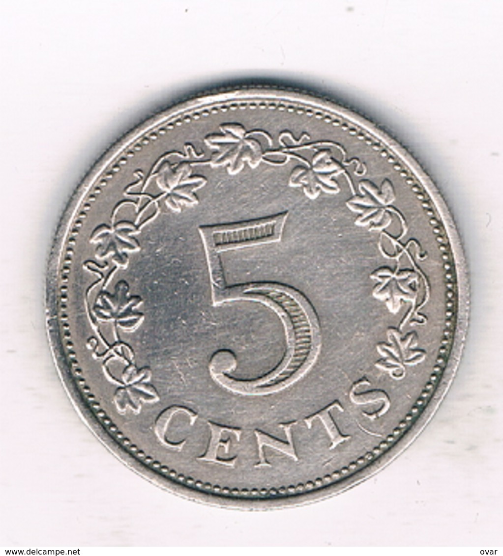 5 CENTS 1972 MALTA /746/ - Malte