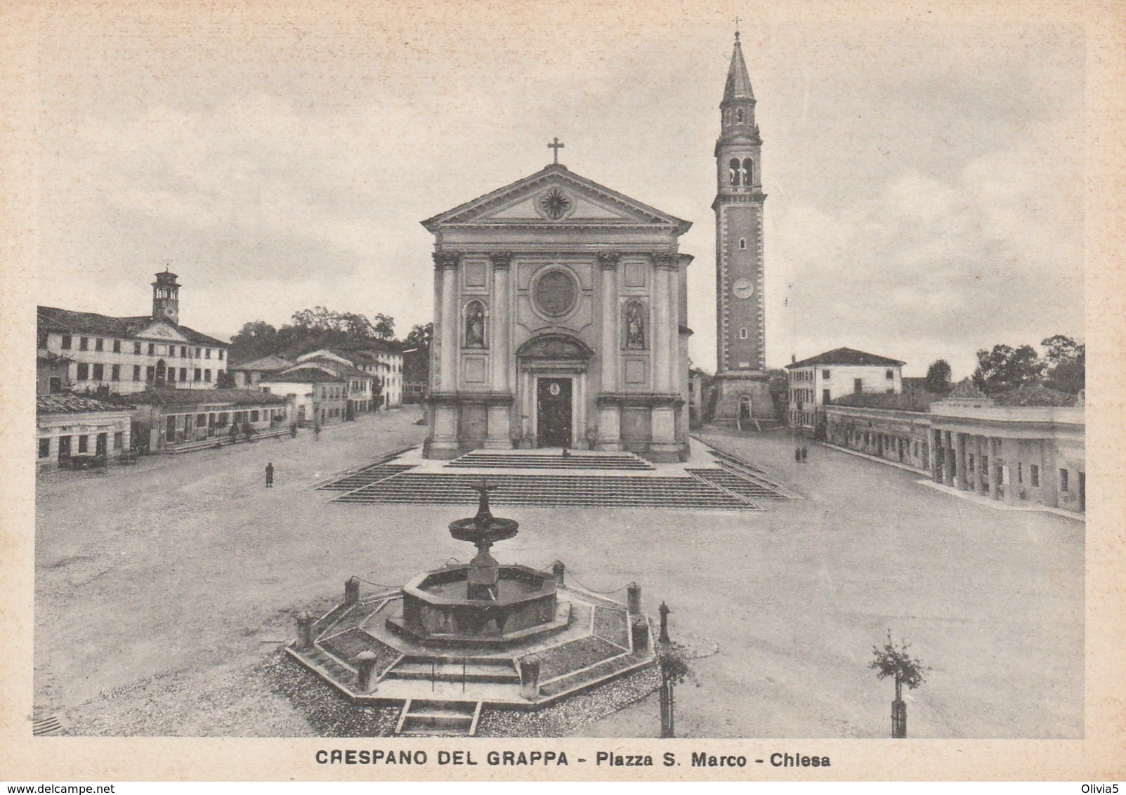 CRESPANO DEL GRAPPA - PIAZZA S.MARCO - CHIESA - Treviso