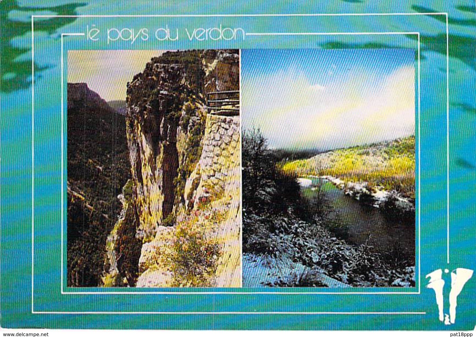 ** Lot De 5 Cartes ** 05 - Les GORGES Du VERDON - CPSM CPM Grand Format - Alpes De Haute Provence - Autres & Non Classés