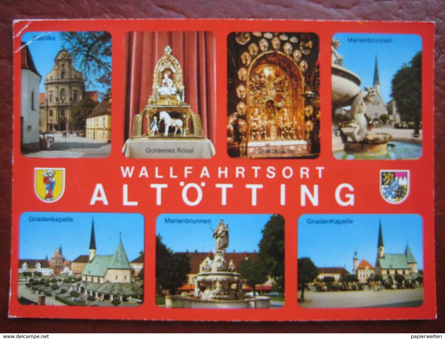 Altötting - Mehrbildkarte "Wallfahrtsort Altötting" - Altoetting