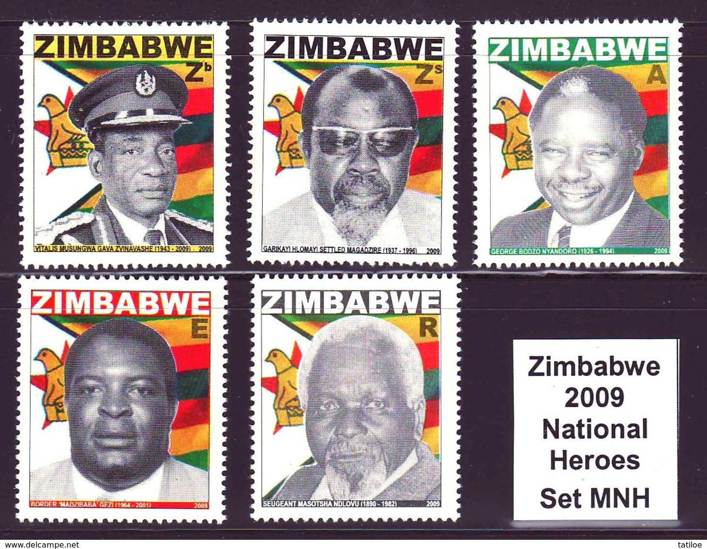 Zimbabwe 2009 Heroes MNH / Mint Never Hinged (Simbabwe) - Zimbabwe (1980-...)