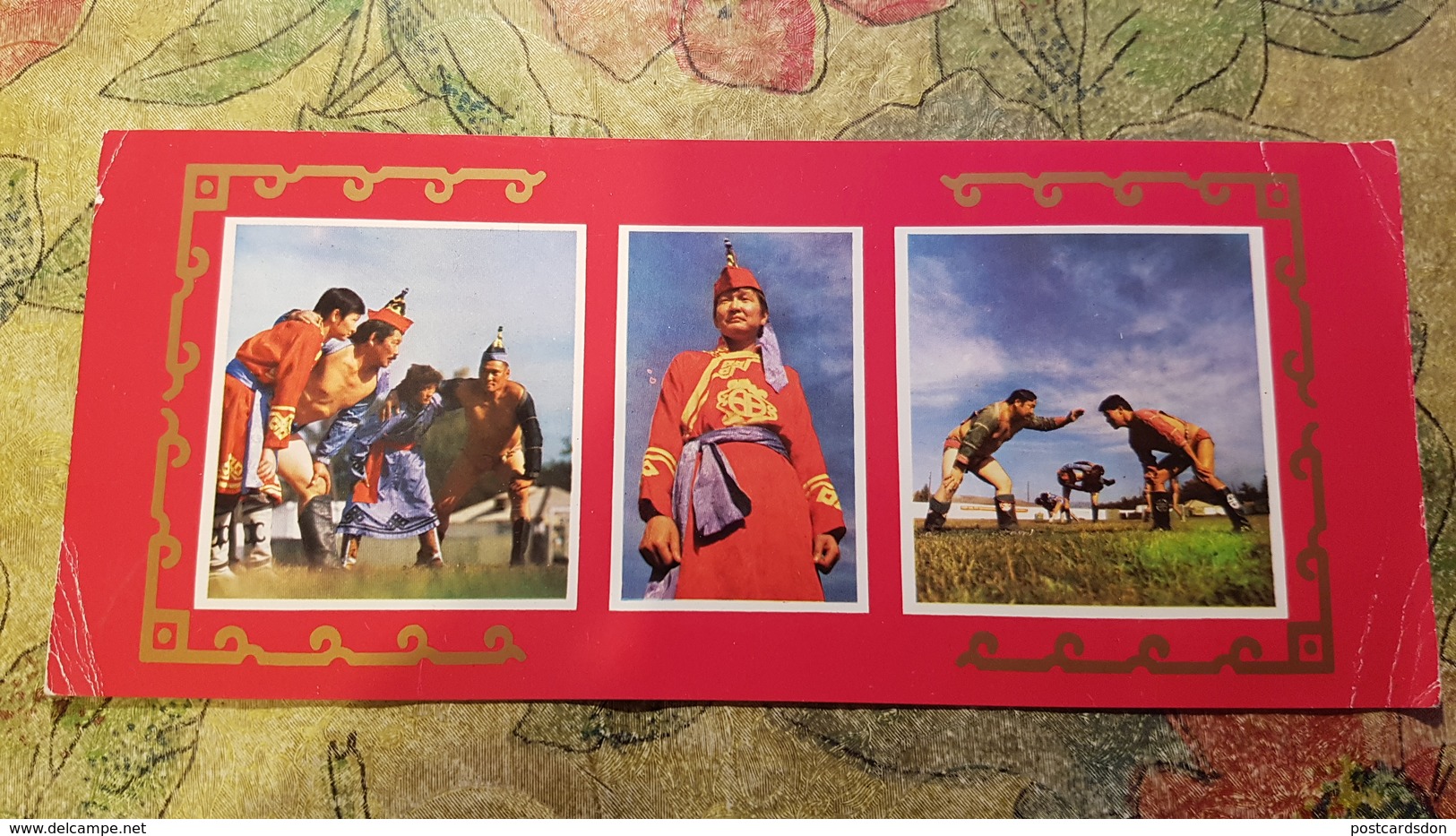 Russia. Kalmykia Republic, KURESH Traditional Game.  -  1970s Postcard - Jeux Régionaux