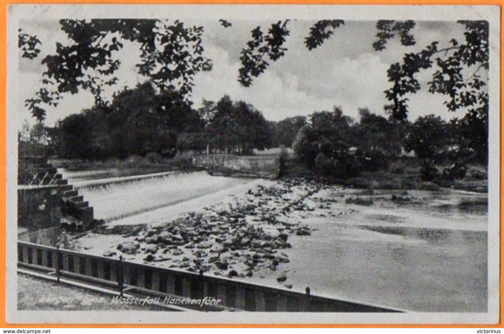 LINGEN  -  WASSERFALL HANEKENFÄHR   -   INCOPORE DE FORCE ALSACIEN  -  Juillet 1943 - Lingen