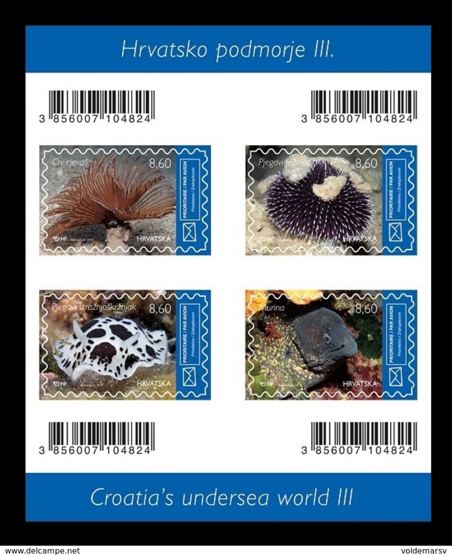 Croatia 2019 Mih. 1380/83 Fauna. Croatian Undersea World (III) MNH ** - Croatia