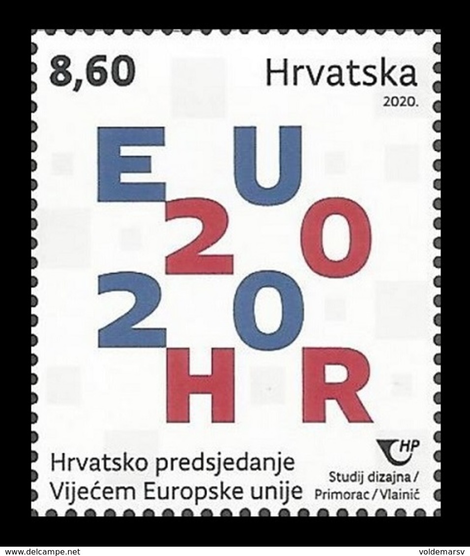 Croatia 2020 Mih. 1437 Croatian Presidency Of The Council Of The European Union MNH ** - Croazia