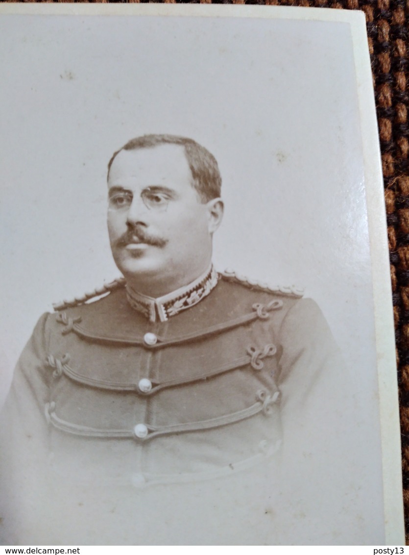 CDV  Militaire  Officier D'état Major ? Service De Santé ? Voir Barrette De Col - A Identifier - Photo Châlons S/Saône - War, Military