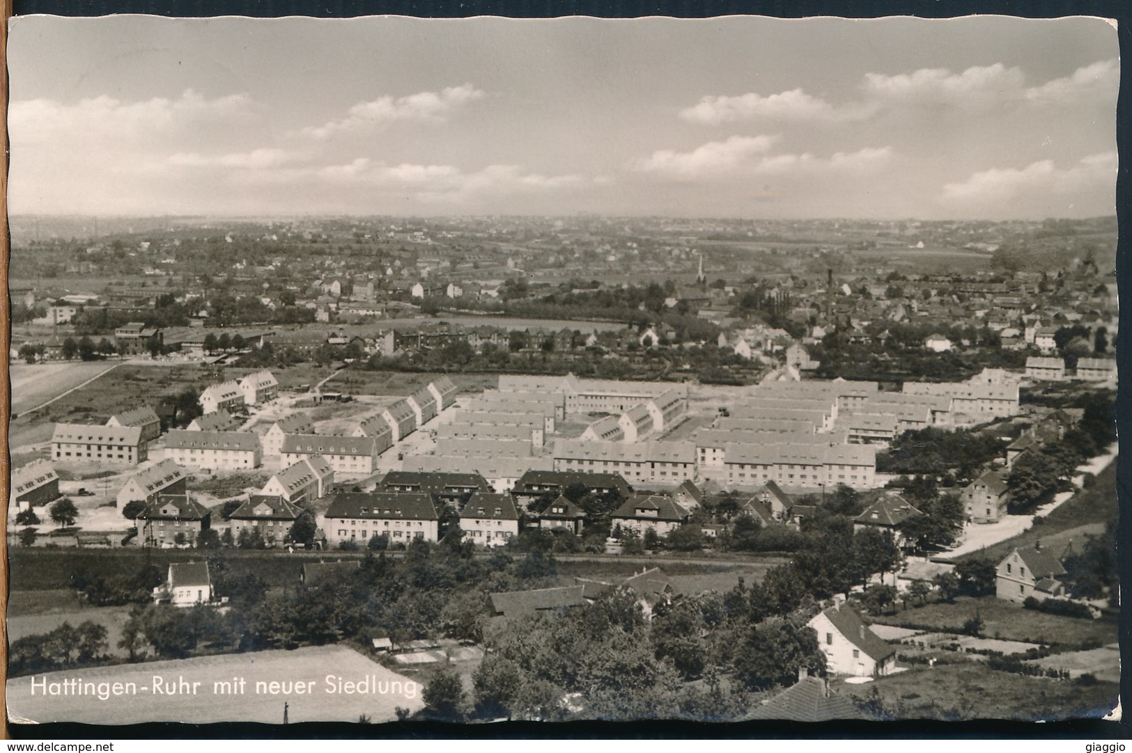 °°° 17735 - GERMANY - HATTINGEN - RUHR MIT NEUER SIEDLUNG - 1956 °°° - Hattingen