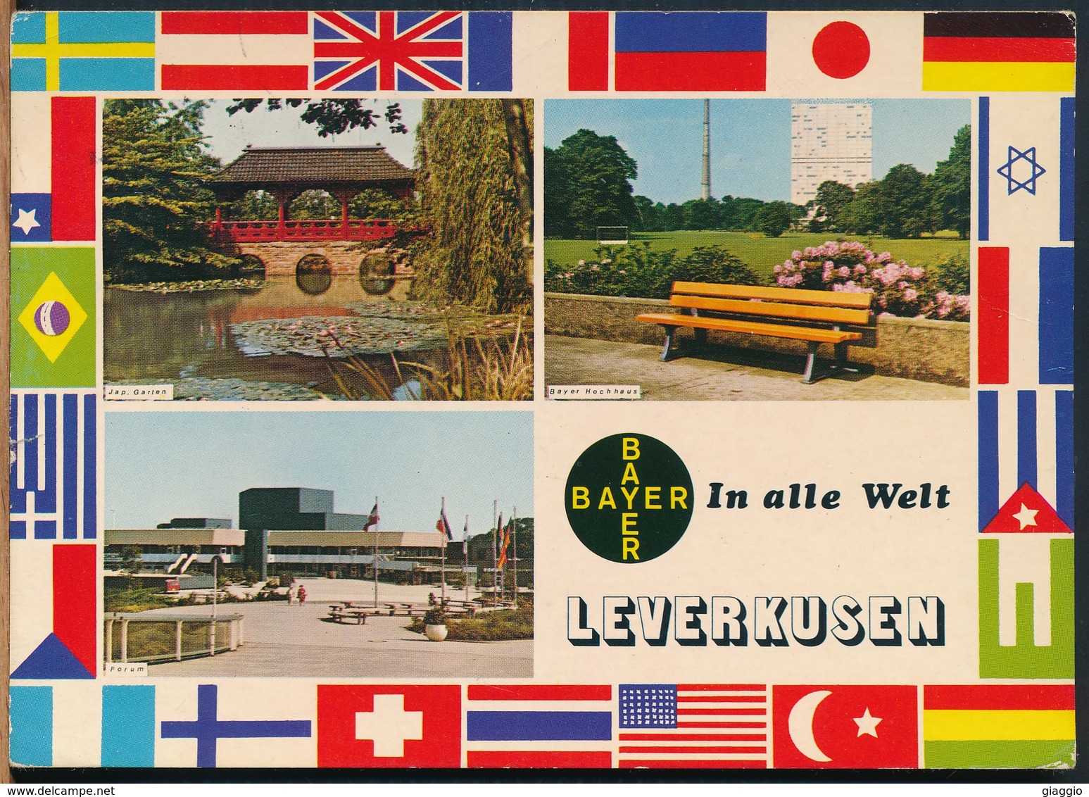 °°° 17743 - GERMANY - LEVERKUSEN - BAYER IN ALLE WELT - 1981 With Stamps °°° - Leverkusen
