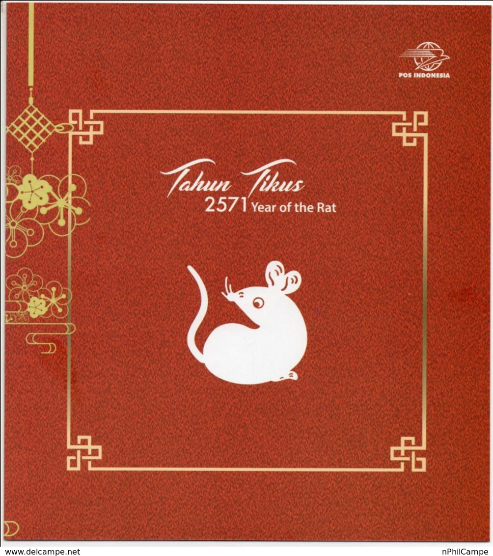 Indonesia 2020, Stamp Pack 2571 Year Of The Rat MNH - Indonesien