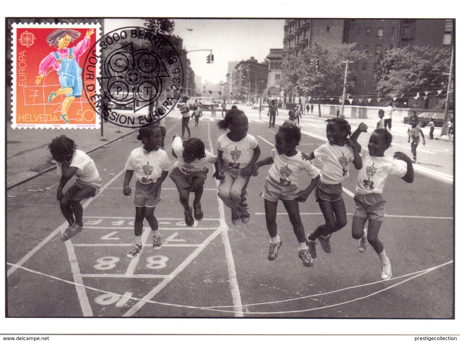 HELVETIA BERN FDC GAMES OF CHILDREN 1989  MAXIMUM POST CARD   (GENN201265) - Non Classificati