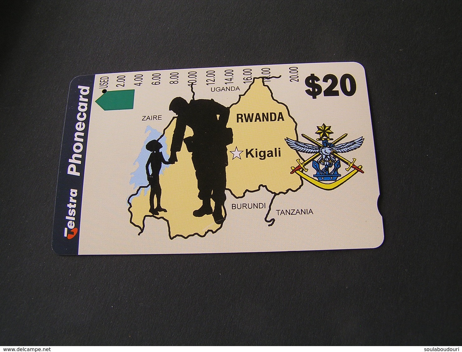 RWANDA REF MV CARDS RWA-03 20$ - Ruanda