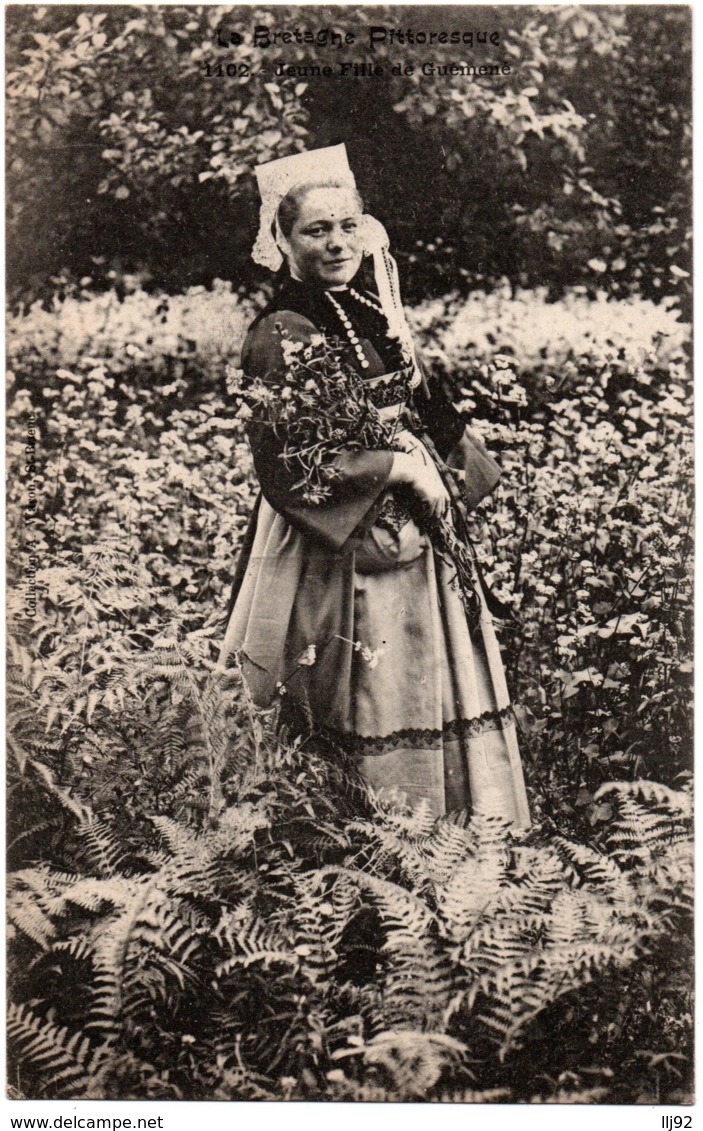 CPA 56 - GUEMENE (Morbihan) - 1102. Jeune Fille De Guéméné (costume) - A. Waron - Guemene Sur Scorff