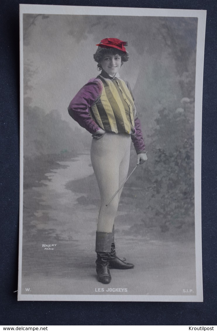 OLD POSTCARD - Les Jockeys - Femme - Woman - Frau - Photo Walery - Série 5068 - Frauen