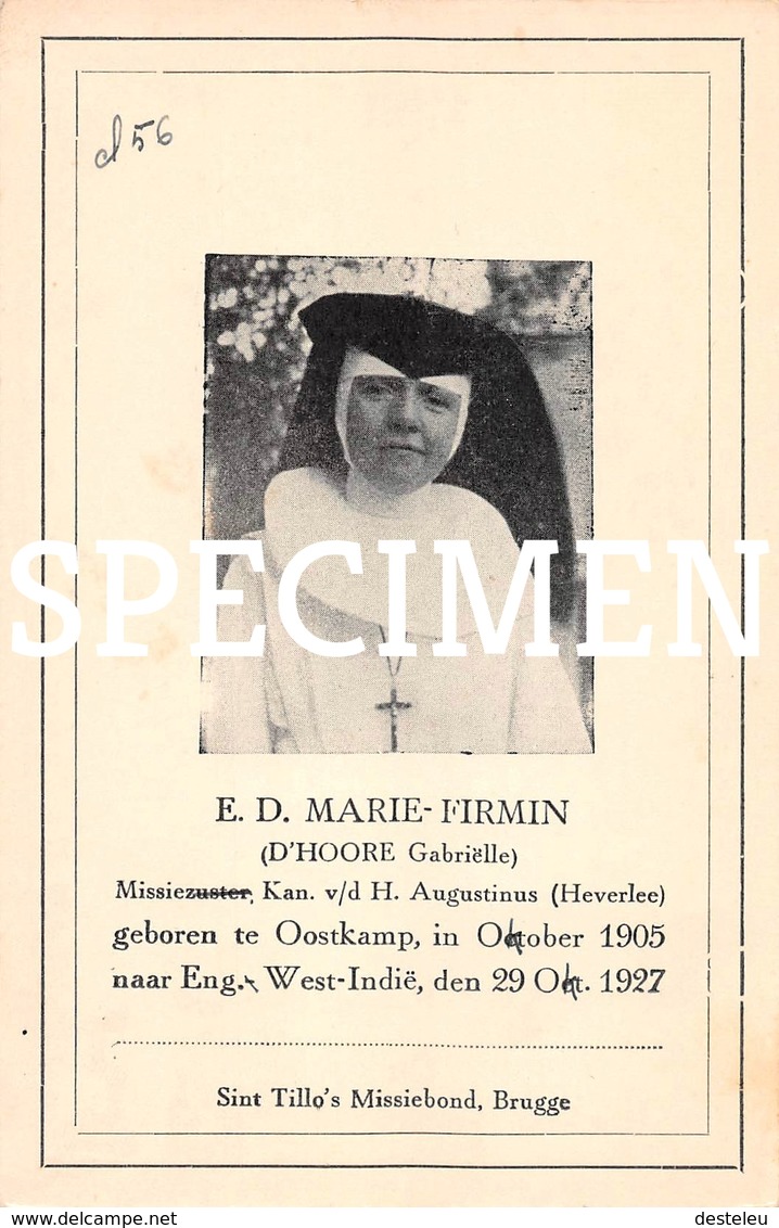 E.D. Marie-Firmin - D'Hoore Gabriëlle - Heverlee - Oostkamp - Oostkamp