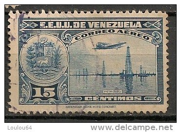 Timbres - Amérique - Venezuela - Aereo - 1938/39 - 15 Centimos - - Venezuela