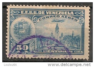 Timbres - Amérique - Venezuela - Aereo - 1938/39 - 50 Centimos - - Venezuela