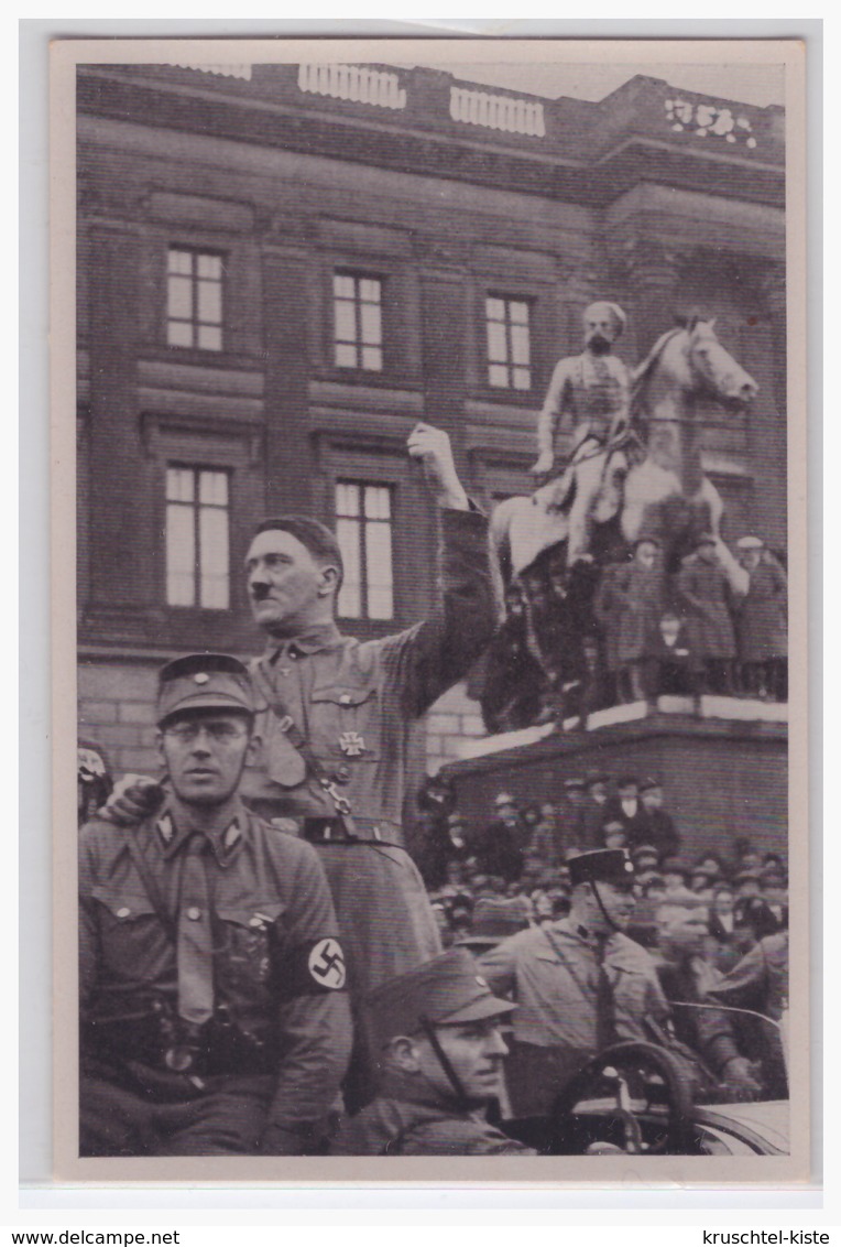 Dt.-Reich (002043) Propaganda Sammelbild, Deutschland Erwacht, Bild 85, Braunschweig 1931 - Briefe U. Dokumente