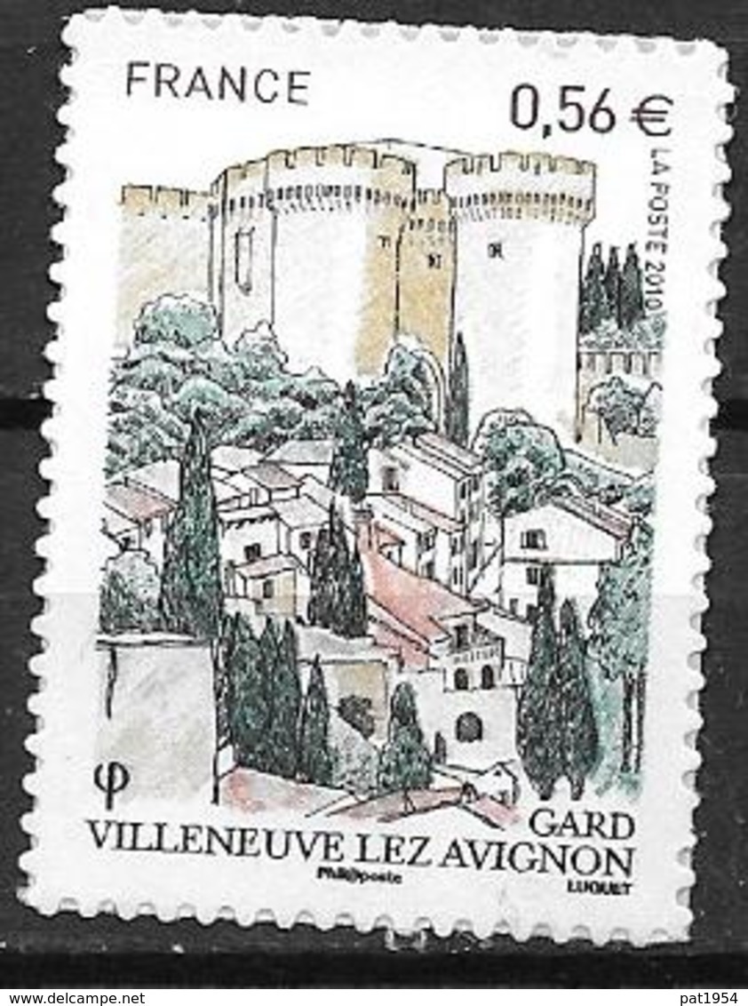 France 2010 Timbre Adhésif Neuf** N°416 Villeneuve Les Avignon Cote 4,00 Euros - Altri & Non Classificati