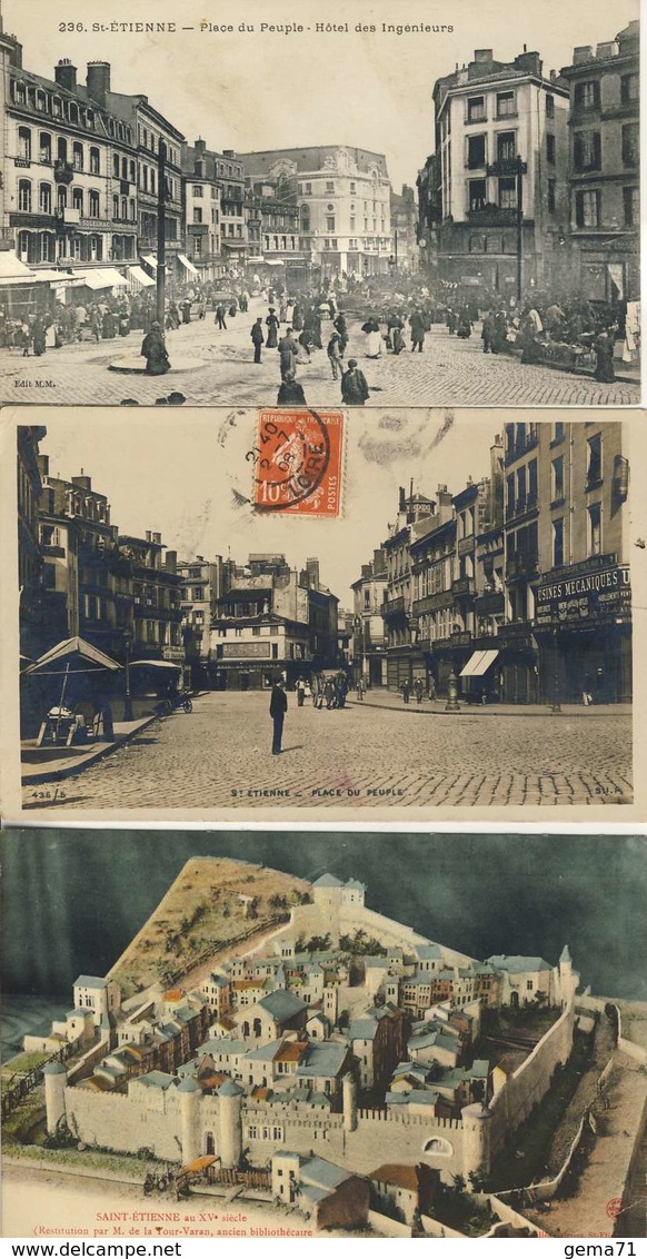 3292- Lot de 100 Cartes postales (toutes scannées)