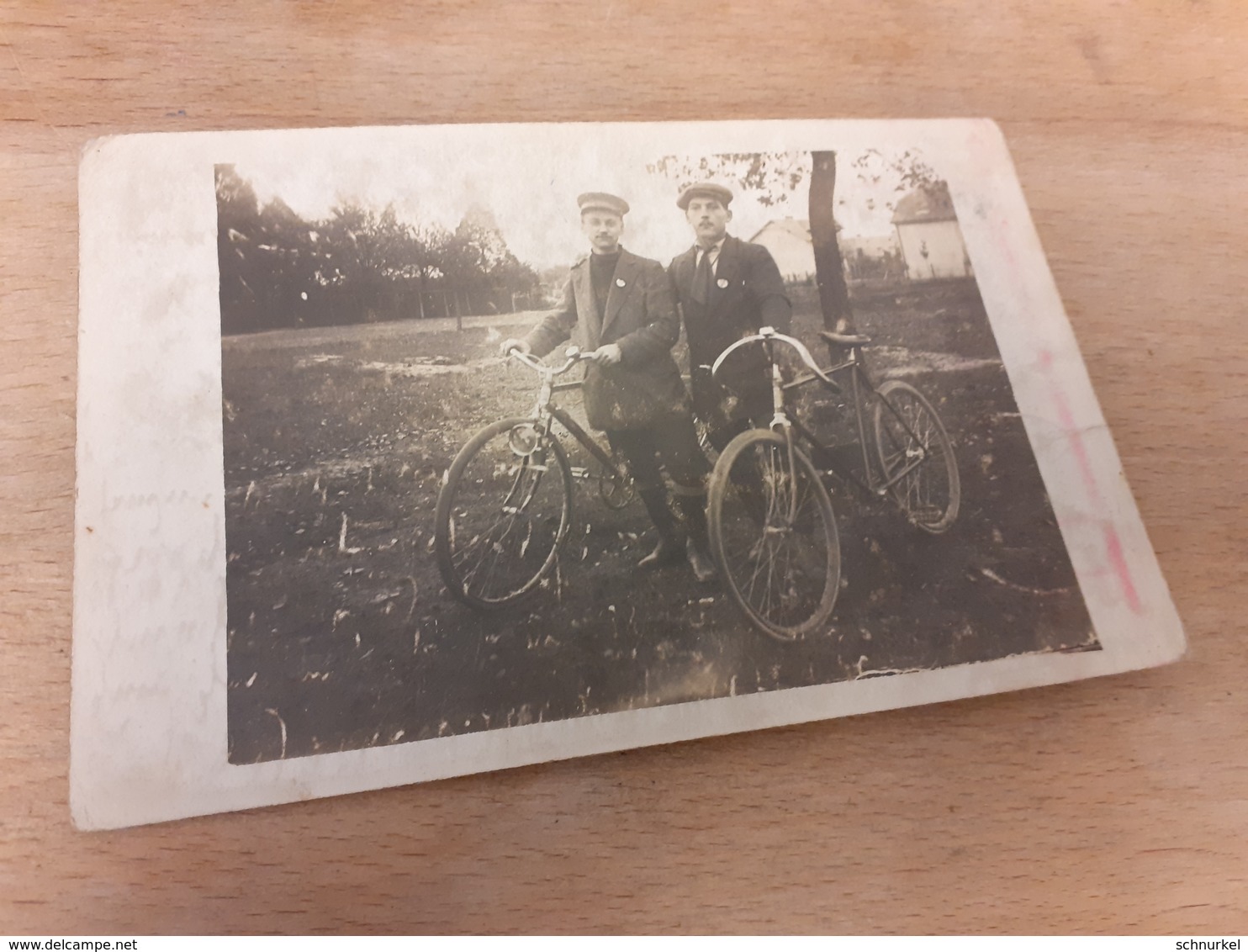 MAENNER IN DEUTSCHLAND DAZUMAL - ZWEI HERREN - FAHRRAEDER - 1915 - Von BERLIN Nach KUESTRIN NEUSTADT POLEN - Identifizierten Personen