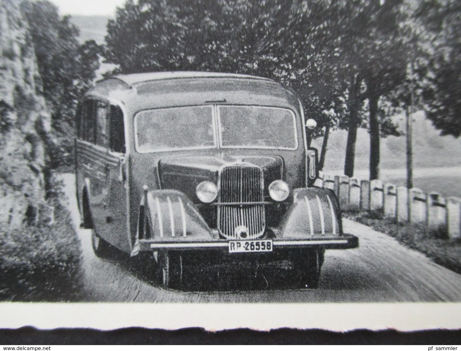 Alte Foto AK Mit Bus / Reisebus Kunstanstalt Karl Thoericht, Hann. Münden - Autobús & Autocar