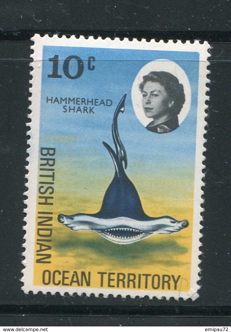 OCEAN INDIEN- Y&T N°17- Neuf Sans Charnière ** (requins) - Territoire Britannique De L'Océan Indien