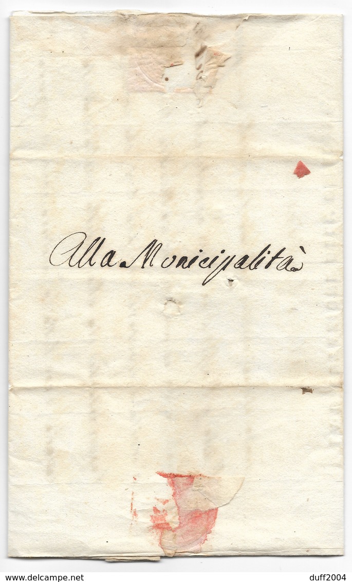 NAPOLEONE - REPUBBLICA CISALPINA - PESARO - 24 FIORILE - AN.9 ( 13.5.1801 ). - 1. ...-1850 Prefilatelia