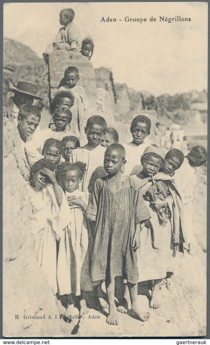 Aden: 1900/1930, Box With More Then 350 Historical Postcards, Many Of Them Are Unused, Only A Few We - Yémen