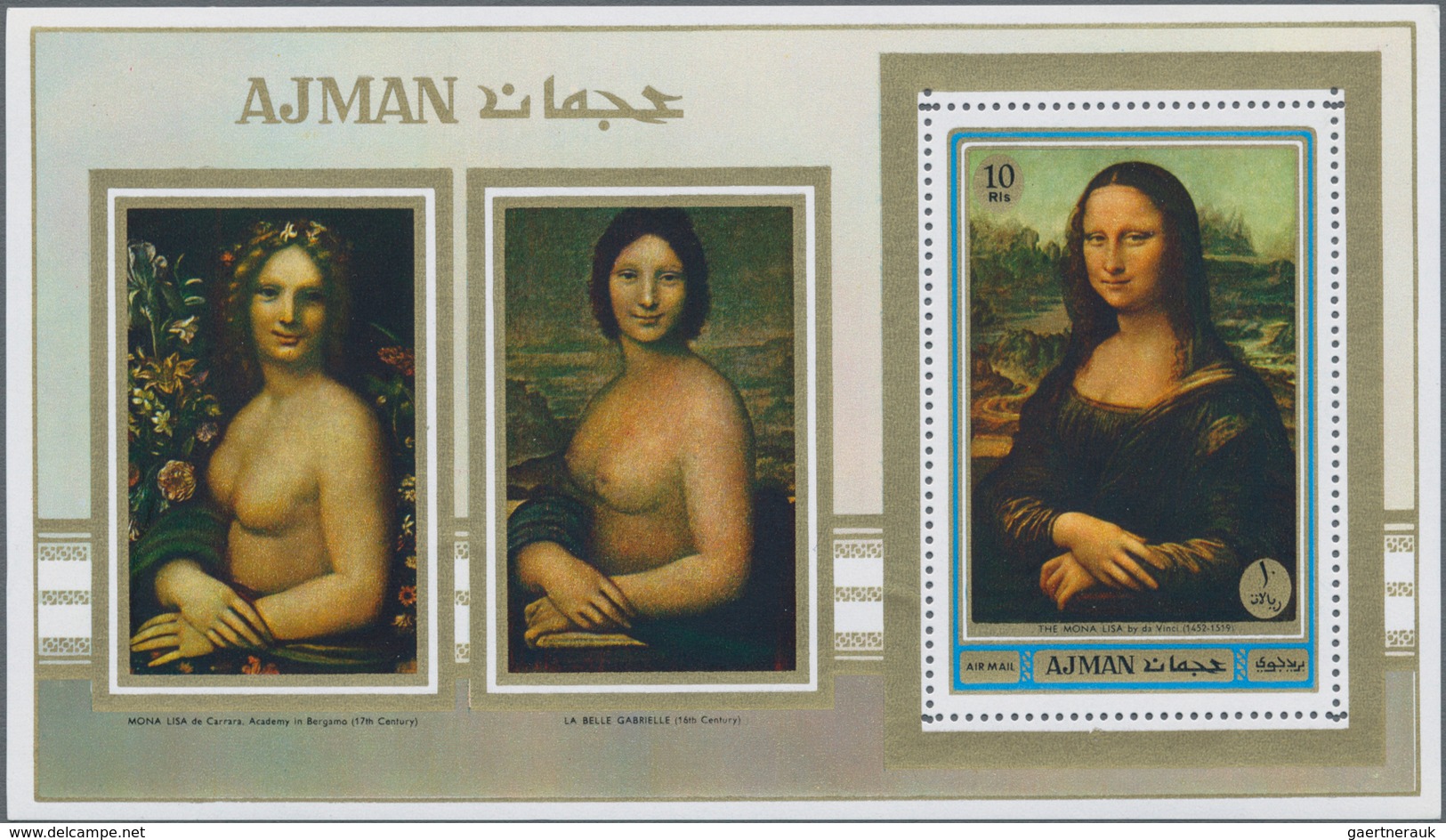 Adschman / Ajman: 1970/1971, MNH Accumulation Of SOME THOUSAND Souvenir Sheets/de Luxe Sheets, Mainl - Ajman