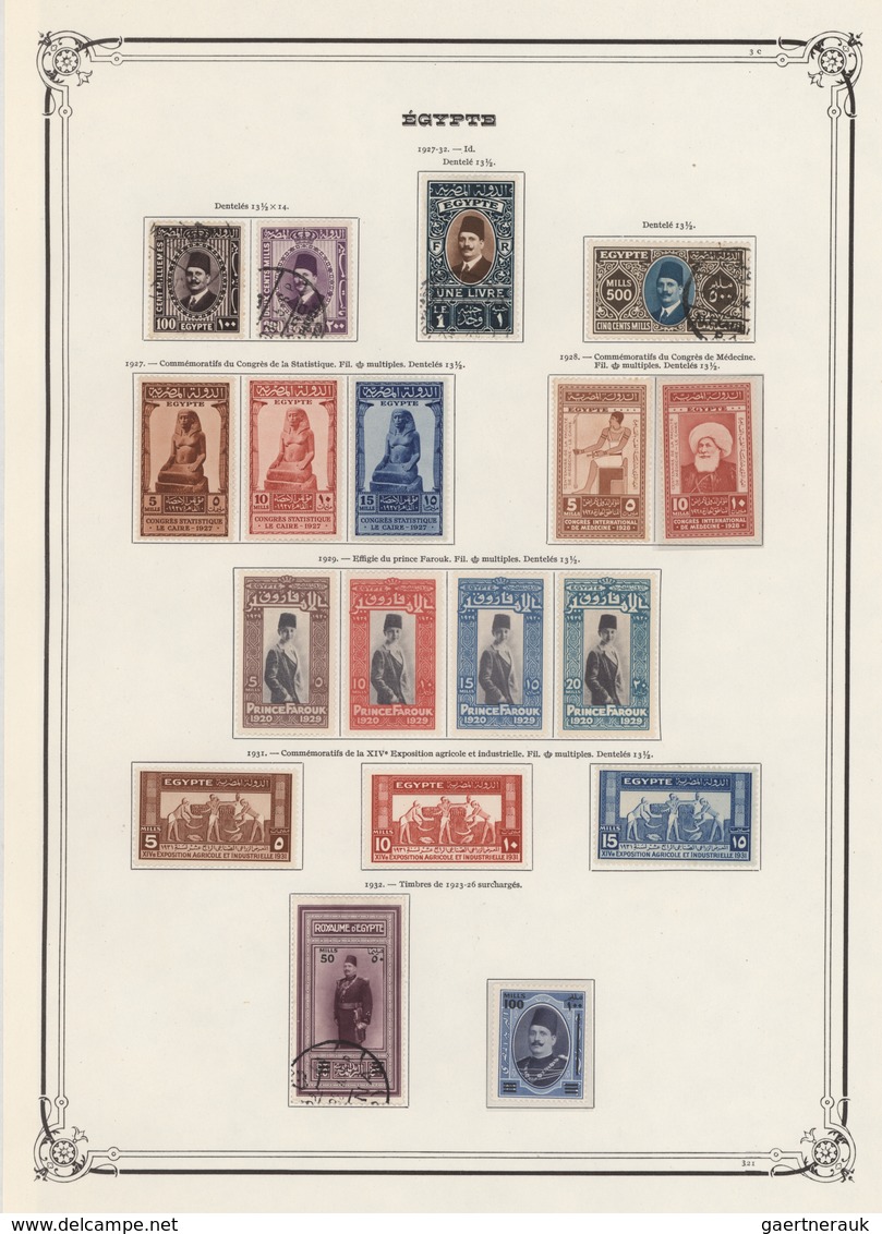 Ägypten: 1866/1974, A Splendid Collection In A Huge Yvert Album, Except A Few Virtually Complete Wit - 1866-1914 Ägypten Khediva