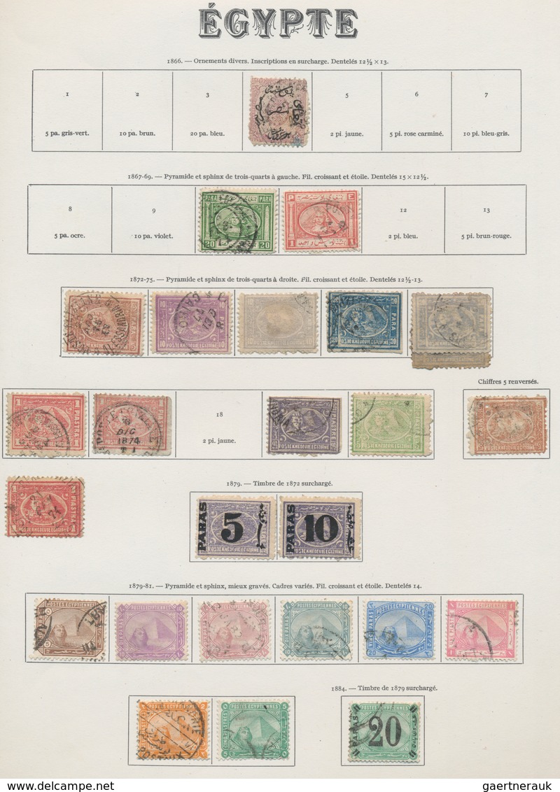 Ägypten: 1866-1950's: Part Collections Of Mint And Used Stamps From Egypt And Sudan Plus Four FDCs A - 1866-1914 Khédivat D'Égypte