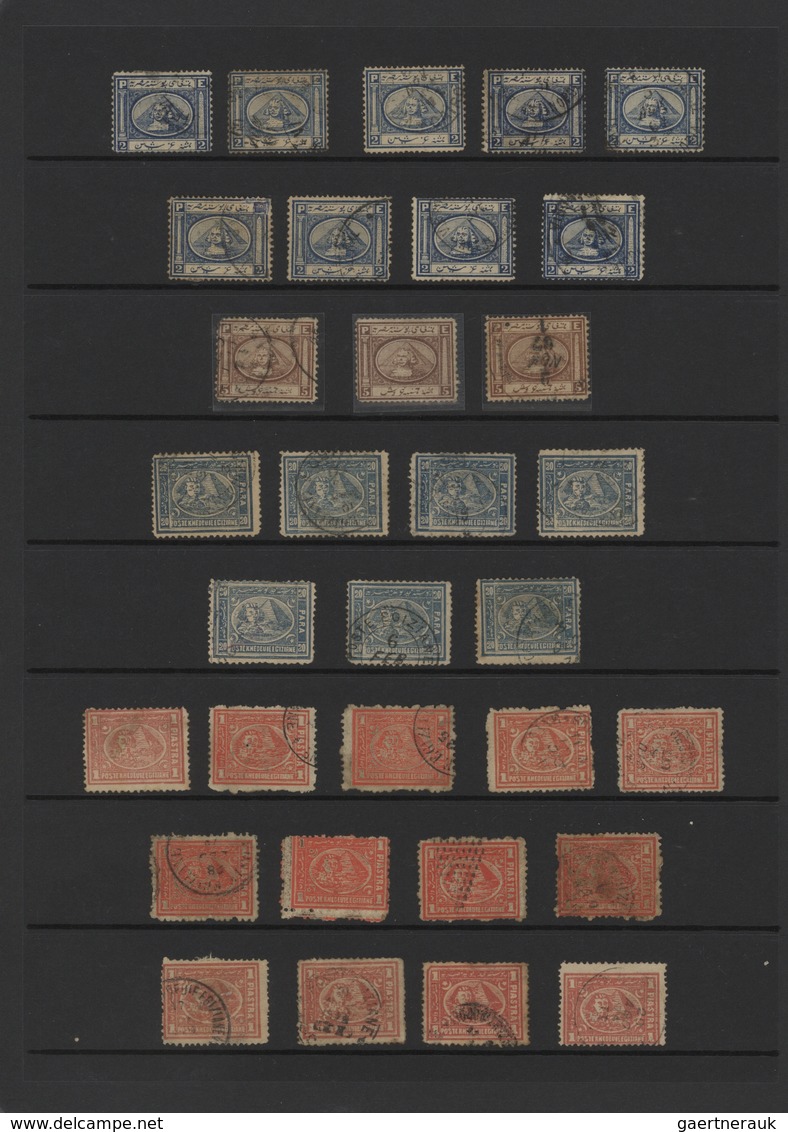 Ägypten: 1866-1960's Ca.: Collection Of Mint And Used Stamps, From First Issue, Including A Lot Of G - 1866-1914 Ägypten Khediva