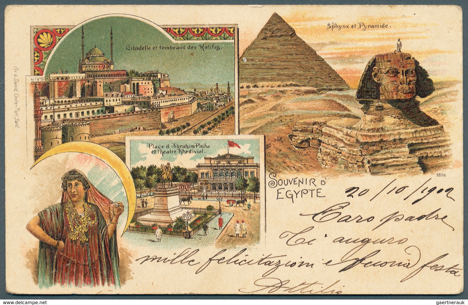 Ägypten: 1900 - 1930 Approx, Nearly 400 Picture Cards, But Also A Few Postal Stationnery Cards. Many - 1866-1914 Ägypten Khediva