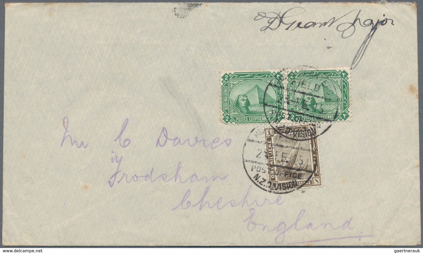 Ägypten - Besonderheiten: 1884/1956, comprehensive collection with ca.45 covers, cards and stationer