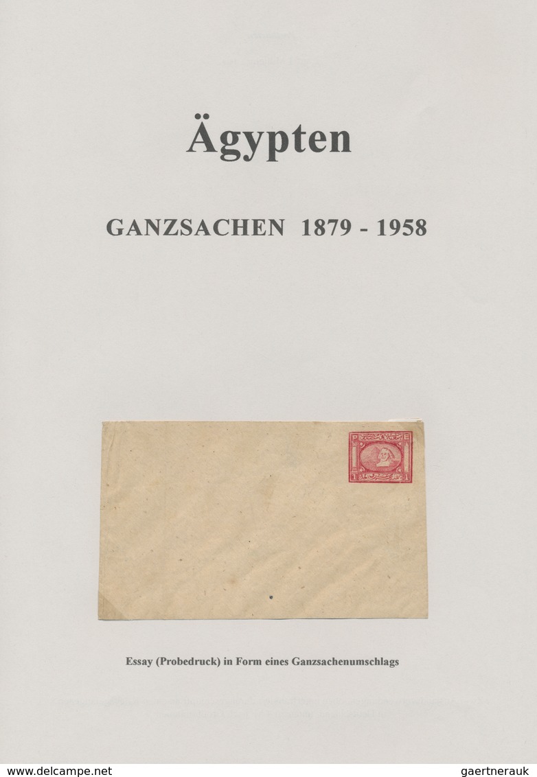 Ägypten - Ganzsachen: 1879-1950's: Collection Of More Than 360 Postal Stationery Cards, Envelopes, L - Andere & Zonder Classificatie