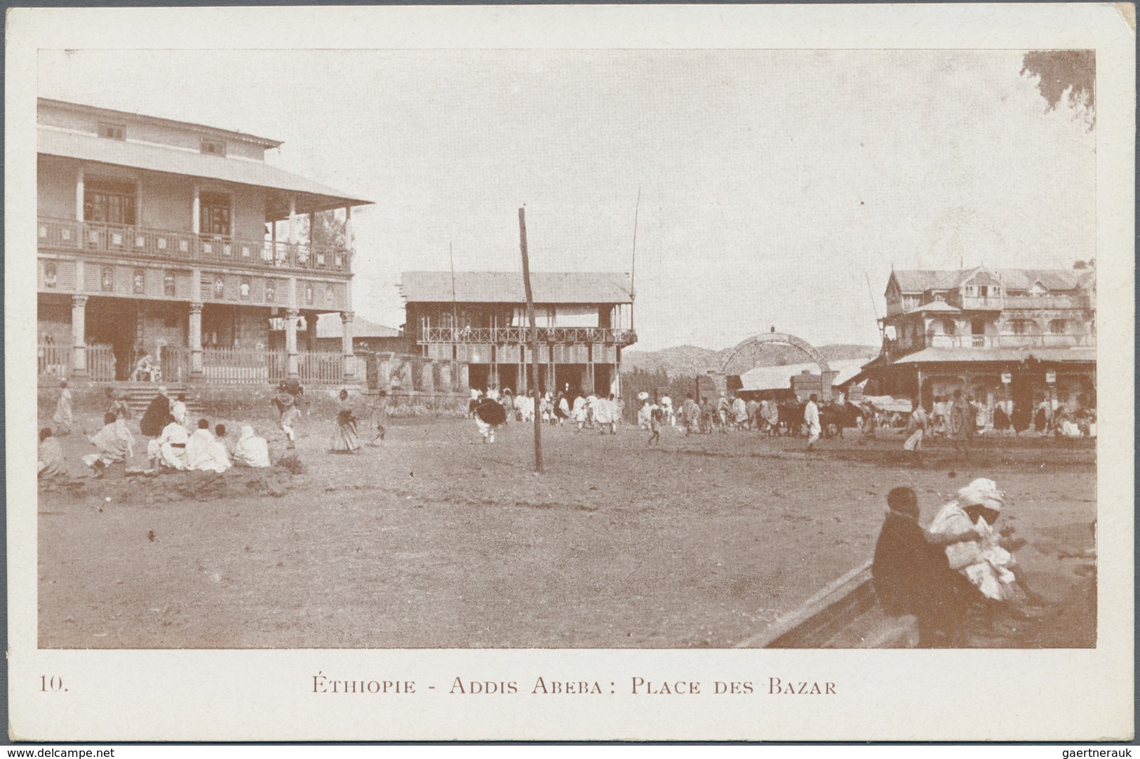 Äthiopien: 1900/1960, Small Box With About 120 Historical Postcards With A Minor Part Of Cards After - Ethiopië