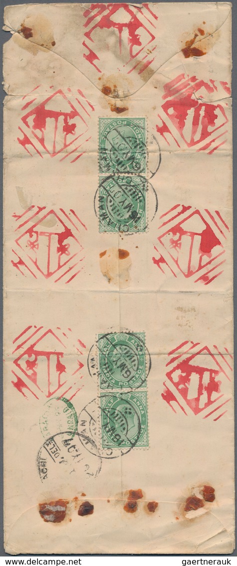 Afghanistan: 1871-1932, Collection Of 44 Covers, Or Parts Of Covers, And Postal Stationery Items, Mo - Afganistán