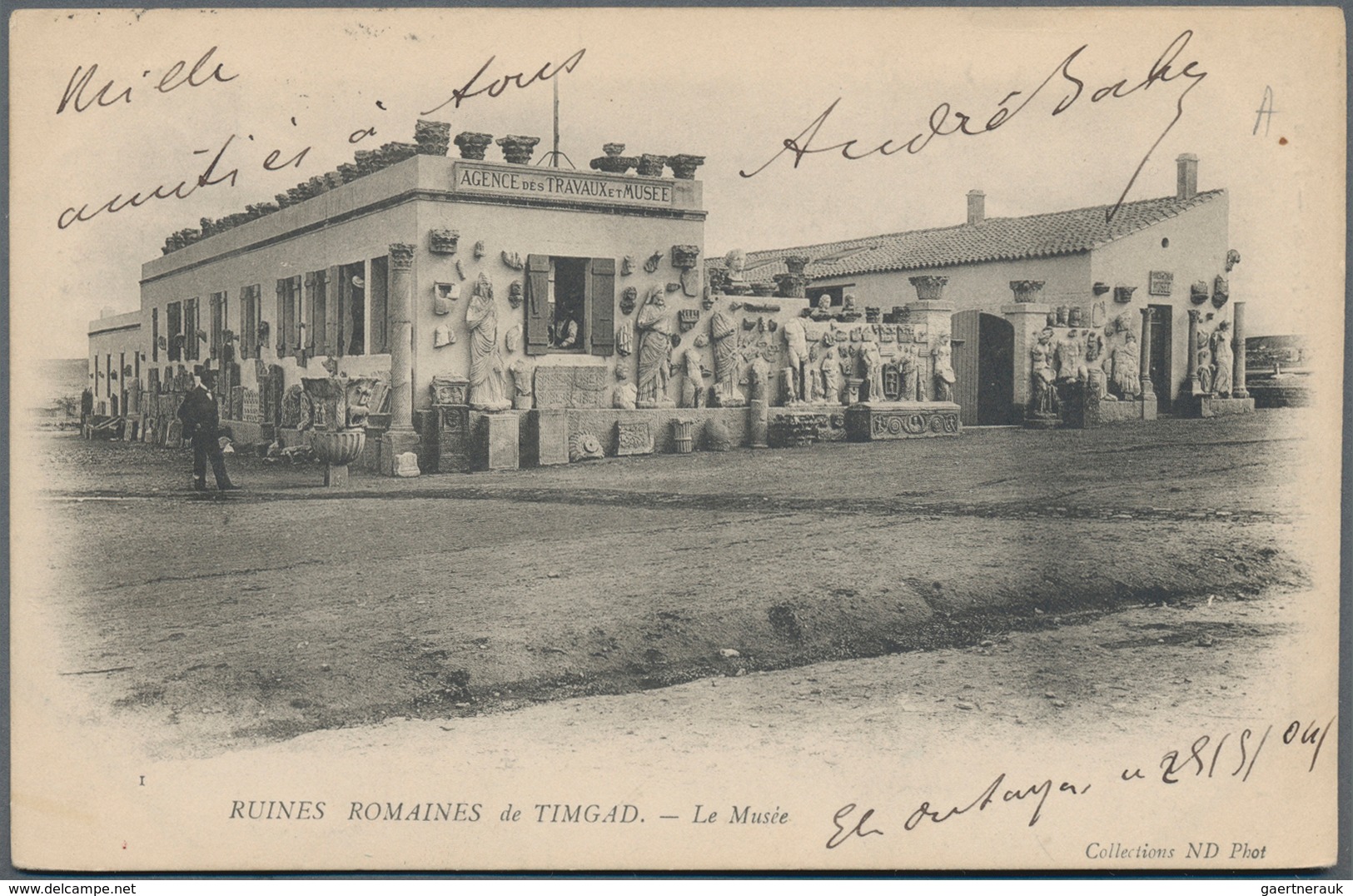 Algerien: 1900/1960, Box With Approx. 800 Historical Postcards With A Minor Part Of Cards Printed Af - Brieven En Documenten