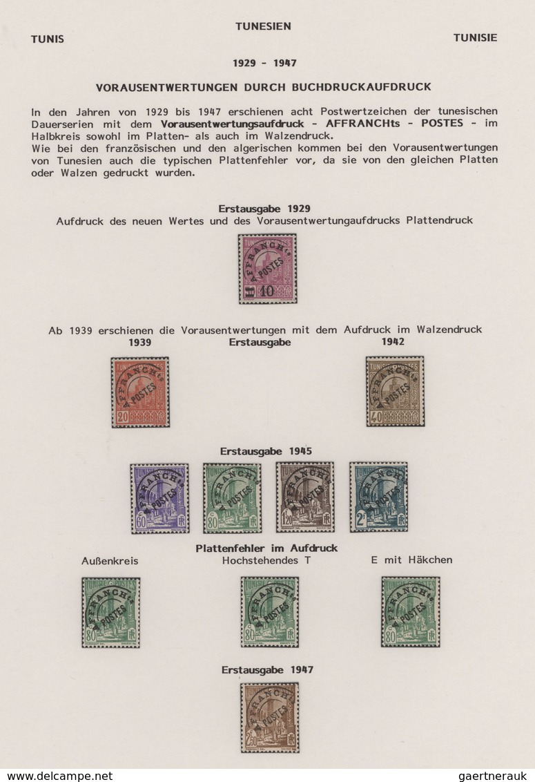 Algerien: 1924/1963, PRECANCELLATIONS (préoblitérés), Specialised Collection/assortment Of Apprx. 68 - Brieven En Documenten