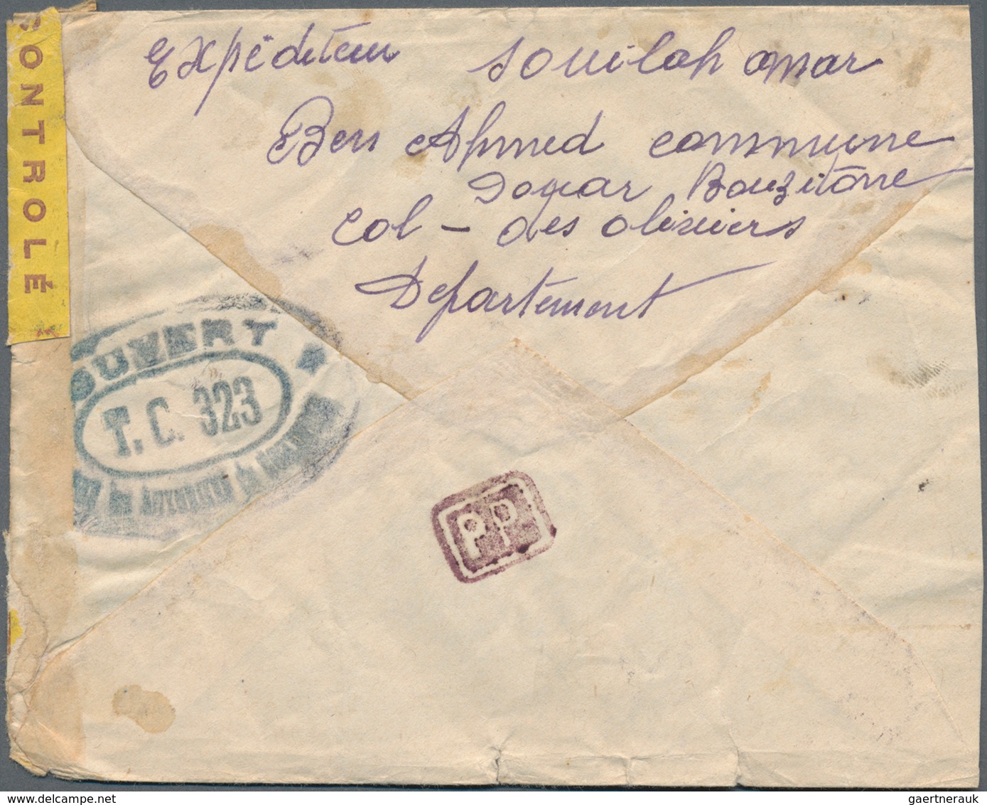 Algerien: 1940/44 Ca. 460 Letters Mainly To The Red Cross In Geneva, Almost Everything With Various - Briefe U. Dokumente