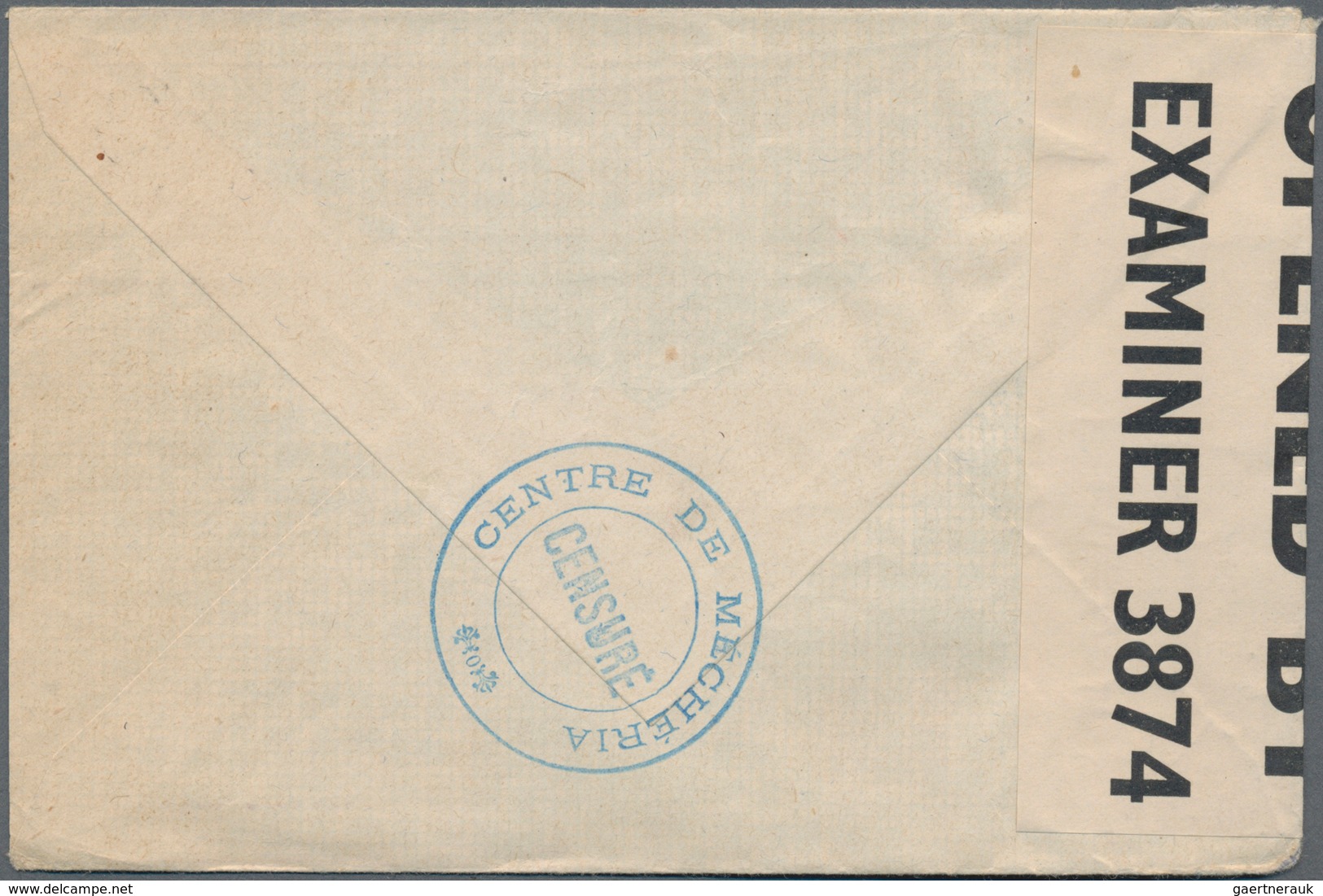Algerien: 1940/44 Ca. 460 Letters Mainly To The Red Cross In Geneva, Almost Everything With Various - Brieven En Documenten