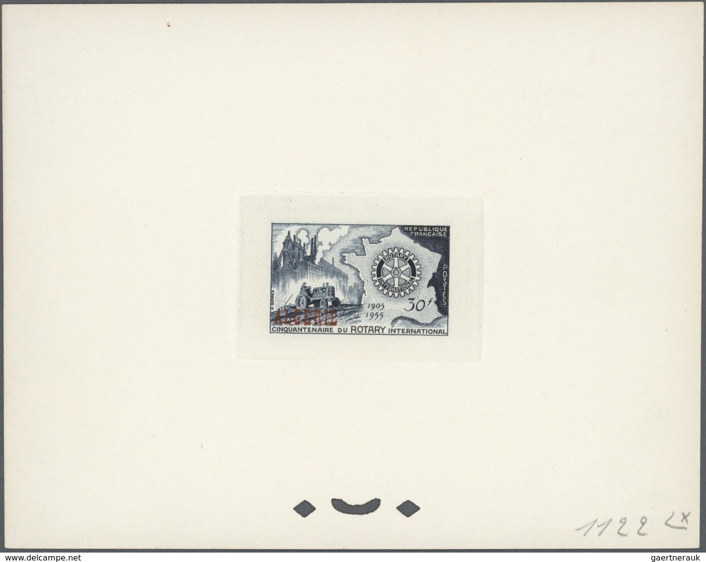 Algerien: 1946/1957, Collection Of 45 Epreuve De Luxe And One Epreuve Collective. - Cartas & Documentos