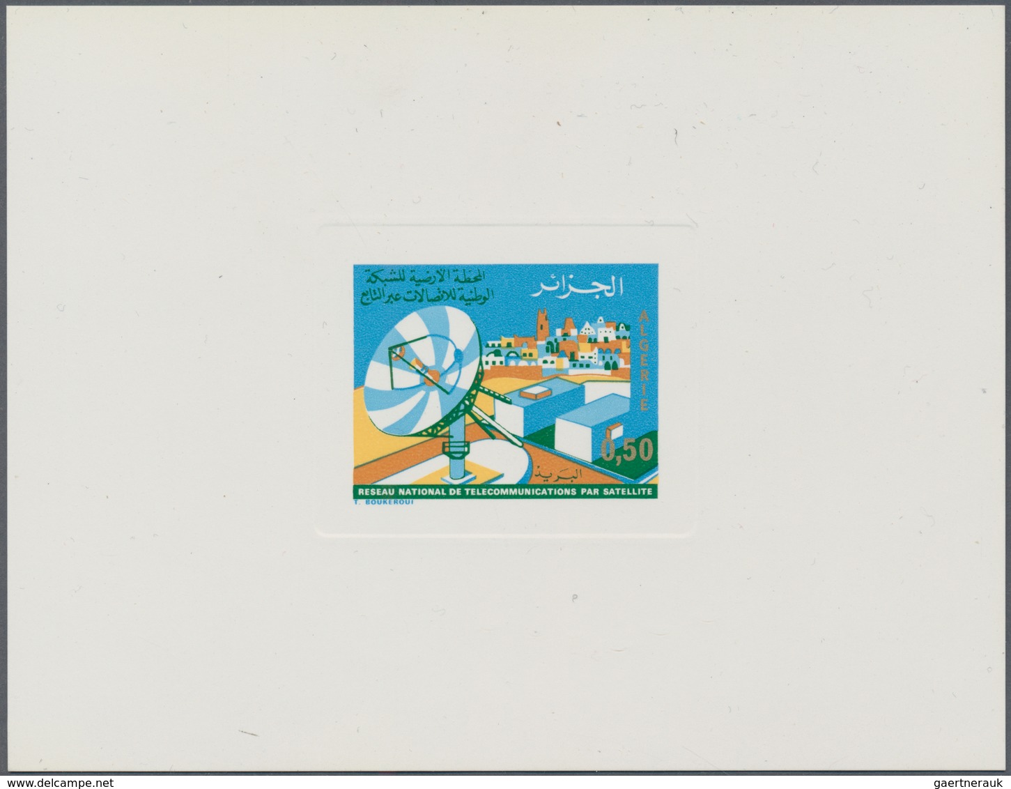 Algerien: 1969/2001, Collection Of Apprx. 132 Different Epreuve De Luxe/presentation Cards. - Briefe U. Dokumente