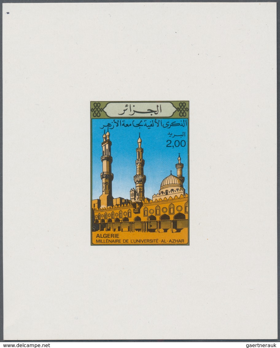 Algerien: 1969/2001, Collection Of Apprx. 132 Different Epreuve De Luxe/presentation Cards. - Storia Postale