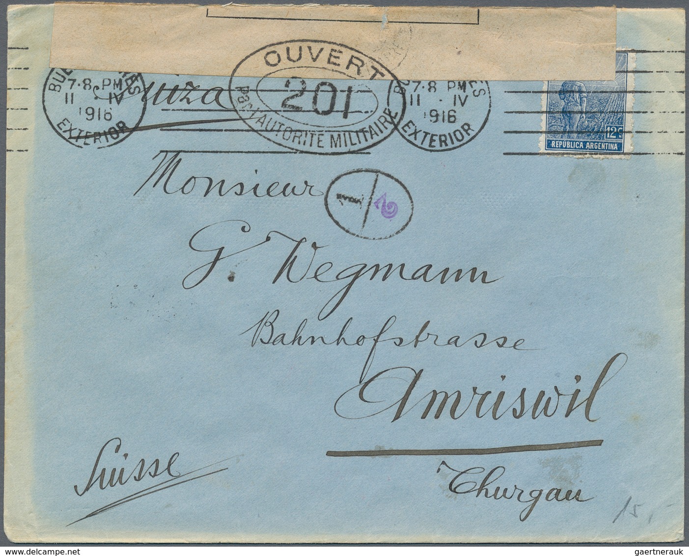 Argentinien: 1904/77 (ca.), Apprx. 80 Covers Mostly Airmails To Switzerland And Some To Other Europe - Autres & Non Classés