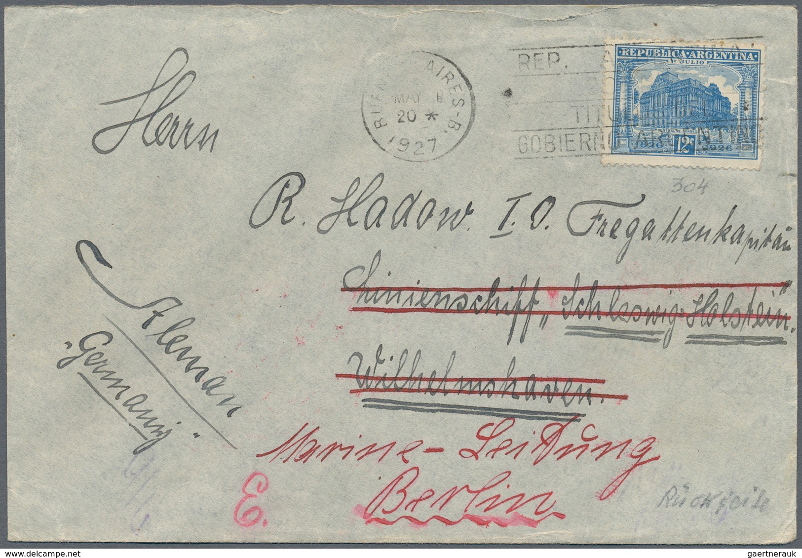 Argentinien: 1904/77 (ca.), Apprx. 80 Covers Mostly Airmails To Switzerland And Some To Other Europe - Andere & Zonder Classificatie