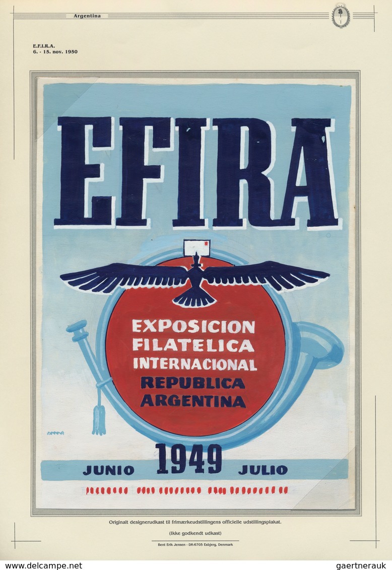 Argentinien: 1950, International Stamp Exhibition Buenos Aires "EFIRA", Specialised Collection On 47 - Autres & Non Classés