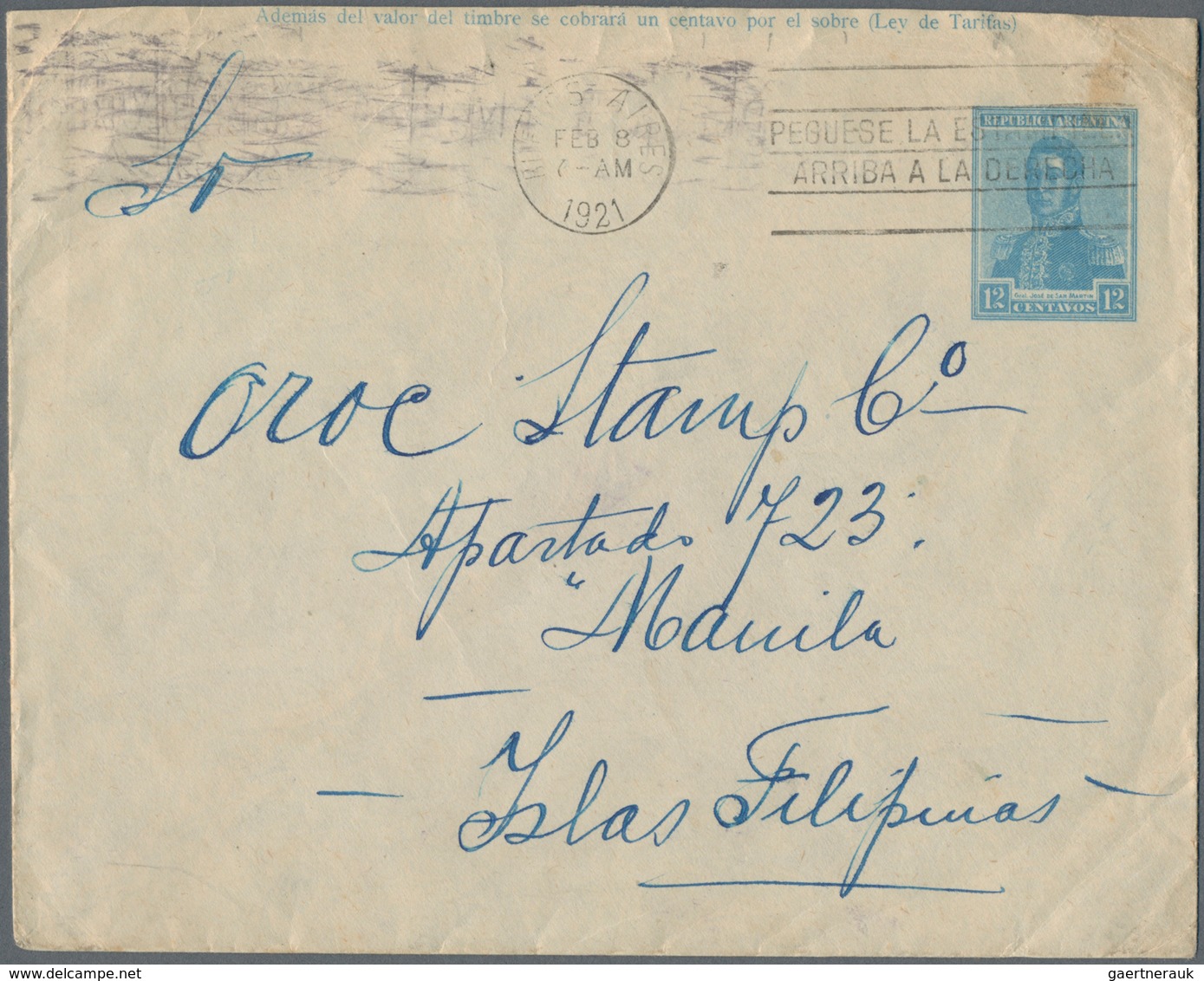 Argentinien - Ganzsachen: 1876/1952 Holding Of Ca. 140 Unused And Used Postal Stationery Envelopes, - Interi Postali