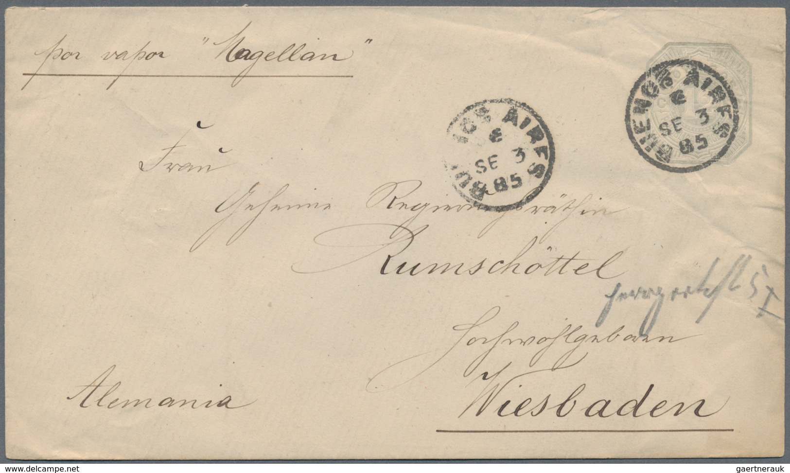 Argentinien - Ganzsachen: 1885/1921 (ca.), Stationery Mint/used (10/31) Inc. 1949 P.o. Box License 1 - Entiers Postaux