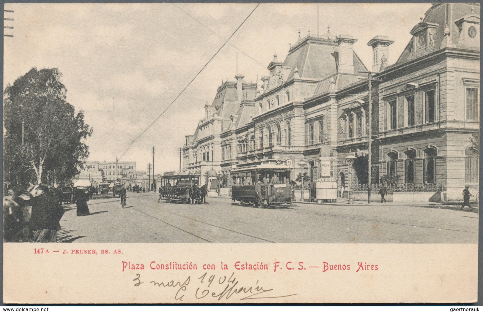 Argentinien - Besonderheiten: 1900/1950, Box With Around 800 Historical Postcards BUENOS AIRES, Unus - Andere & Zonder Classificatie